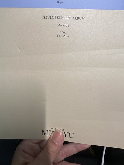 正規三輯An ode 金珉奎專卡全套