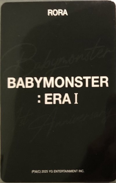 一週年寫真卡含明信片 RORA