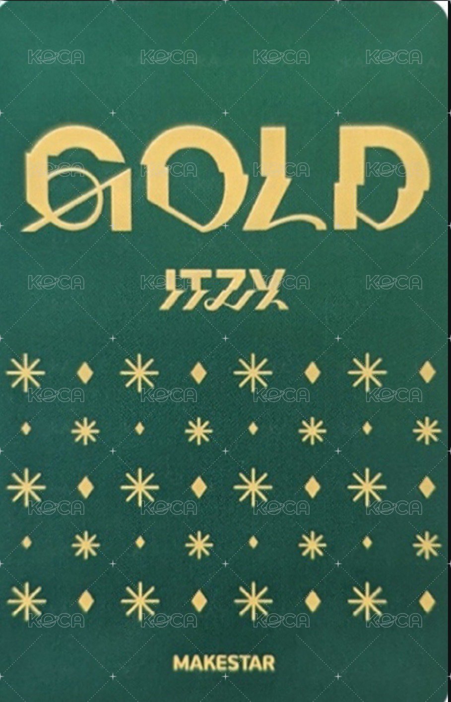 GOLD ms 9.0 簽售卡 節日 背面