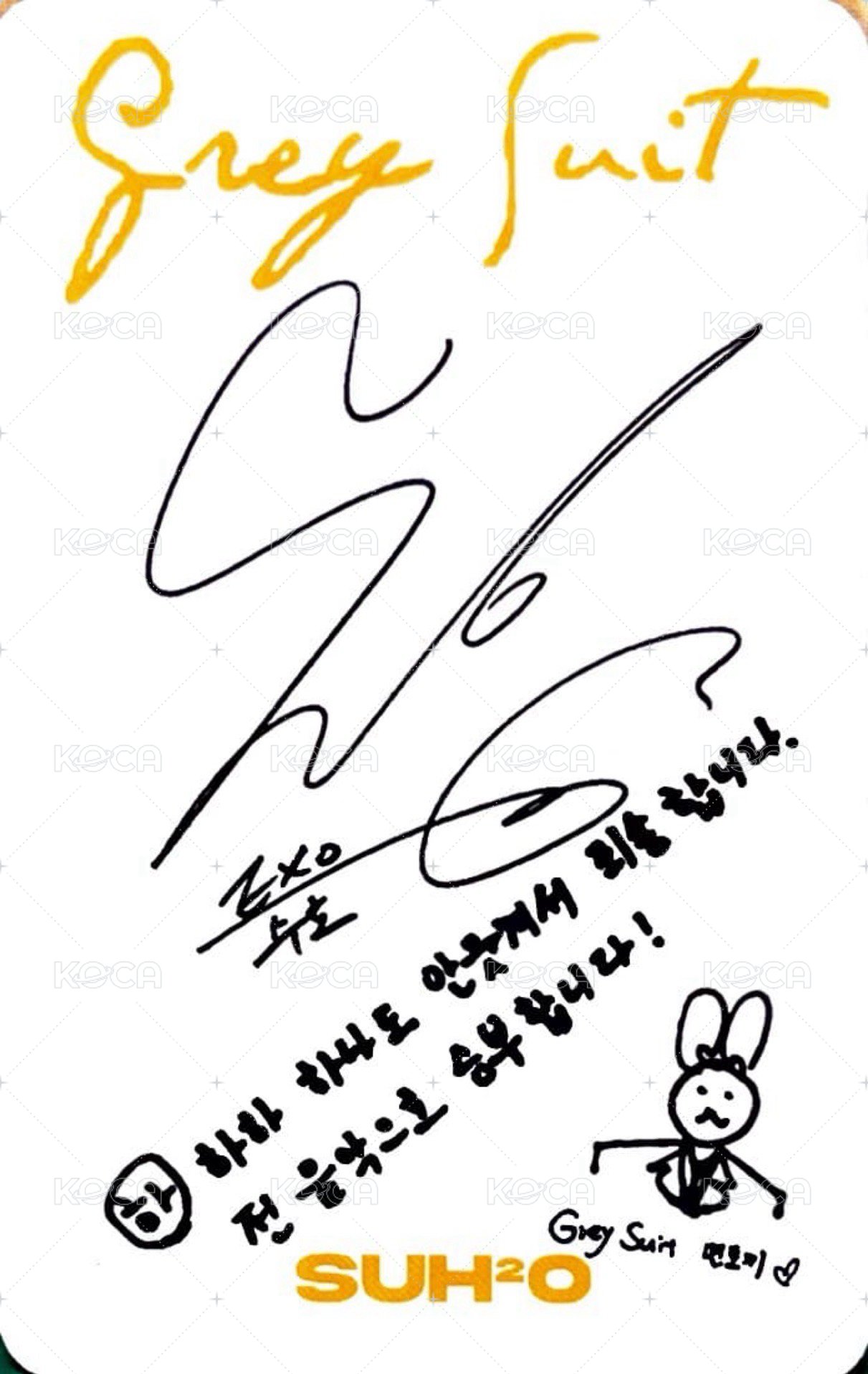 Grey Suit 專輯卡  背面