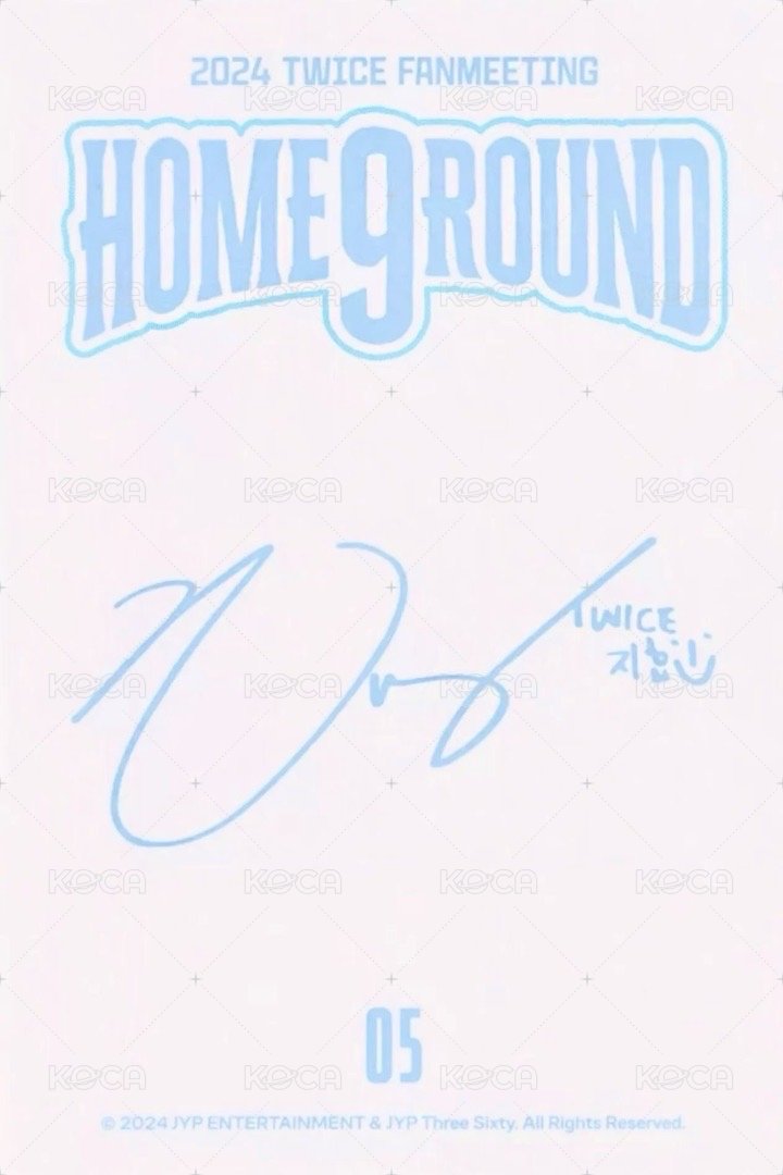 24’FM 九週年 隨機卡 twice志效 home9round 包小卡 背面