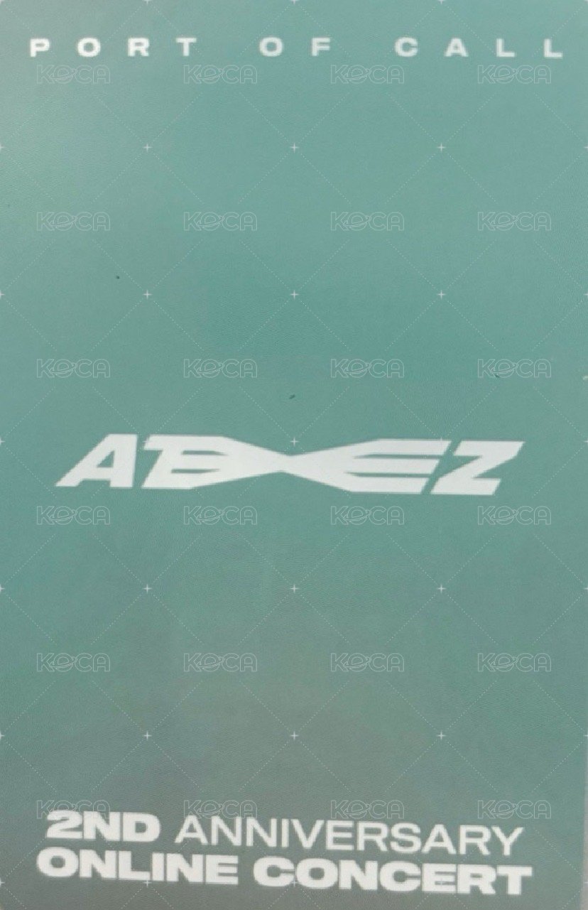 2週年 PORT OF CALL 演唱會 入場卡 / 場限卡  背面