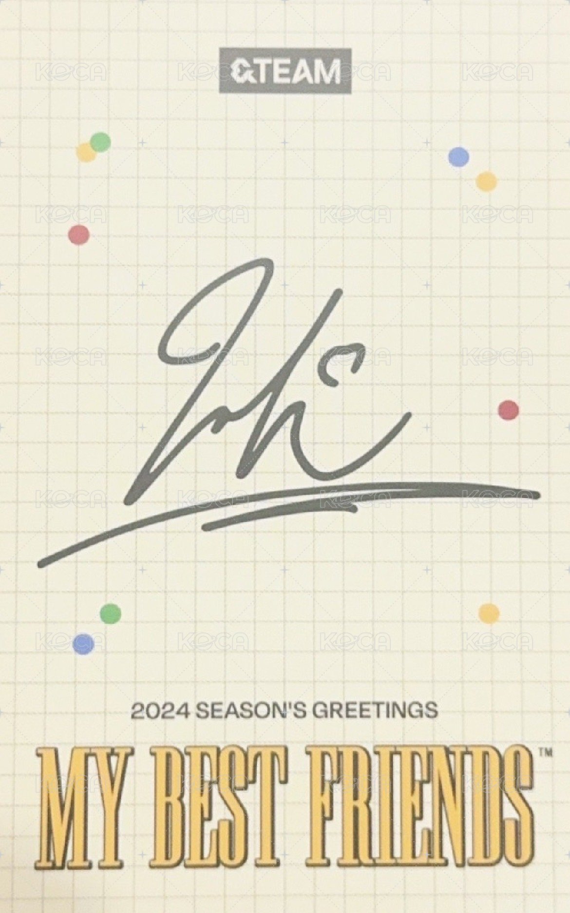 2024年曆 年曆卡  背面