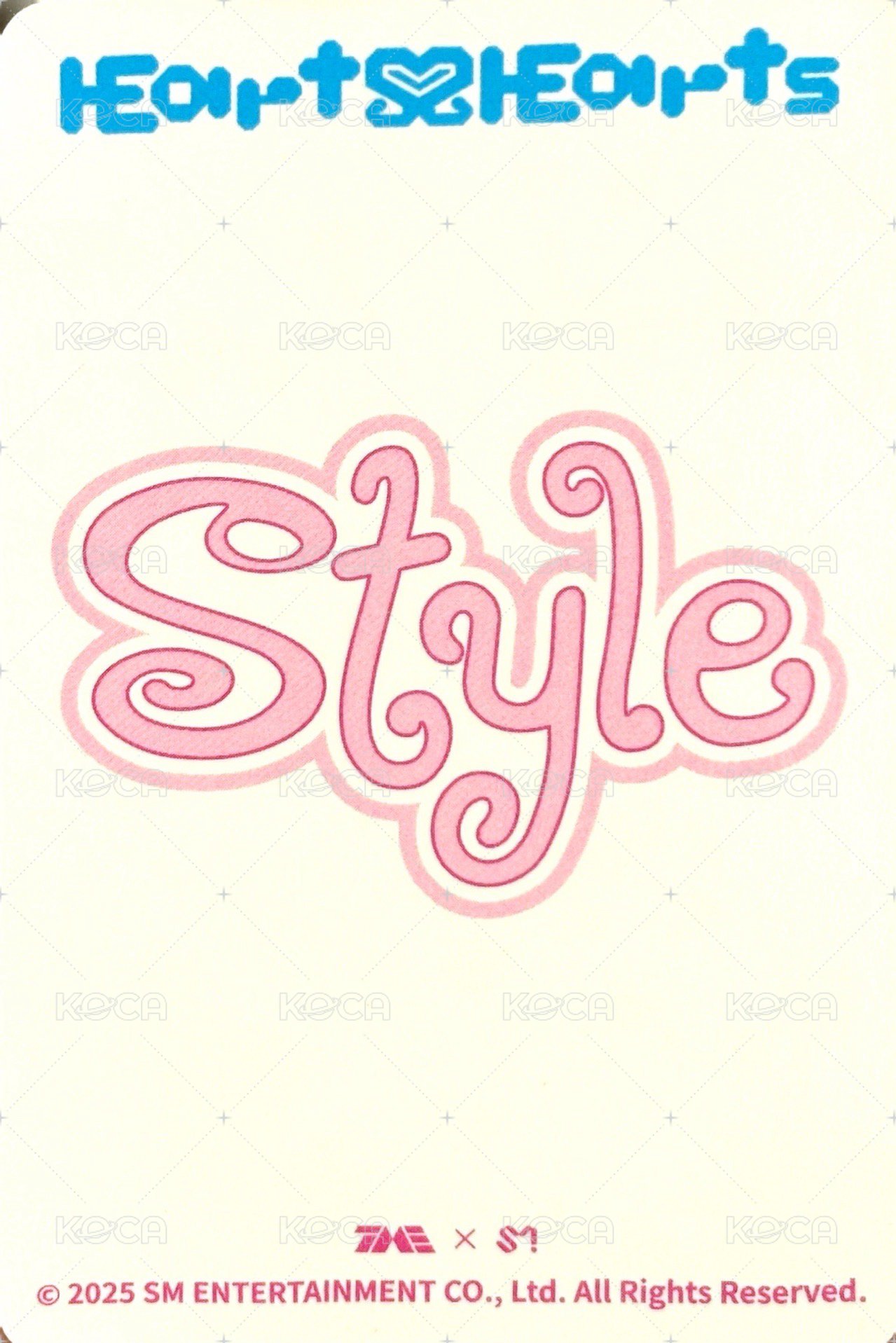 數單一 QQ音樂 星光卡 四星團卡 背面