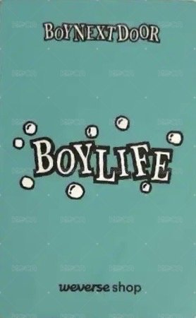 BOYLIFE 日咖 特別禮 特典卡 比6 背面