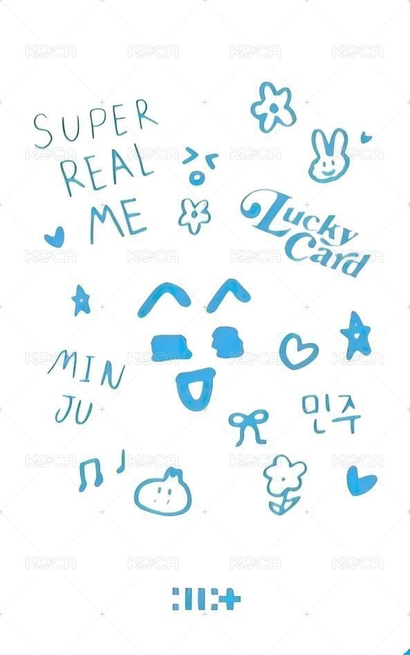 SUPER REAL ME 專輯卡 SUPER ME B ver.  背面