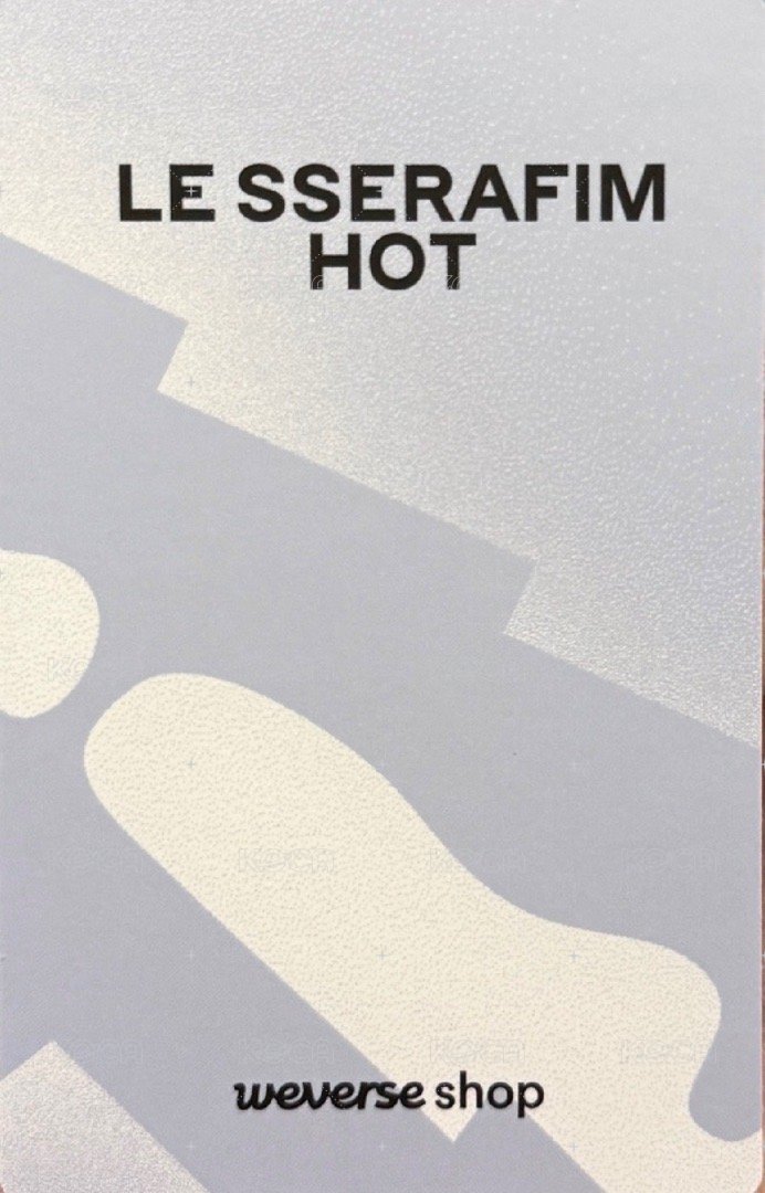 HOT wvs 特典卡 電子專預售特典 背面