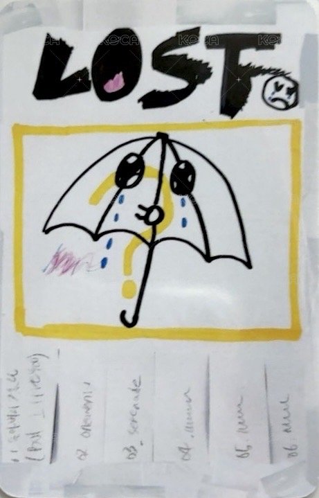 WHY.. 打歌卡 Y版 背面