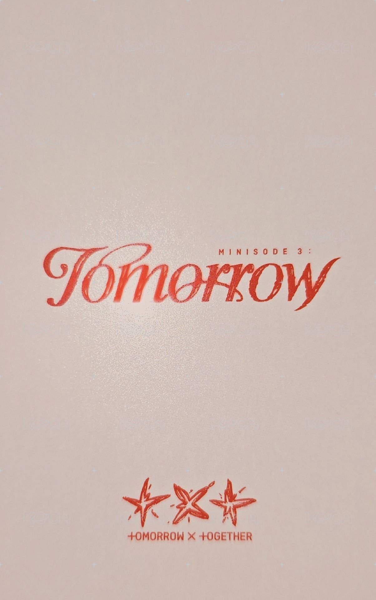 迷六 環球 幸運卡  背面