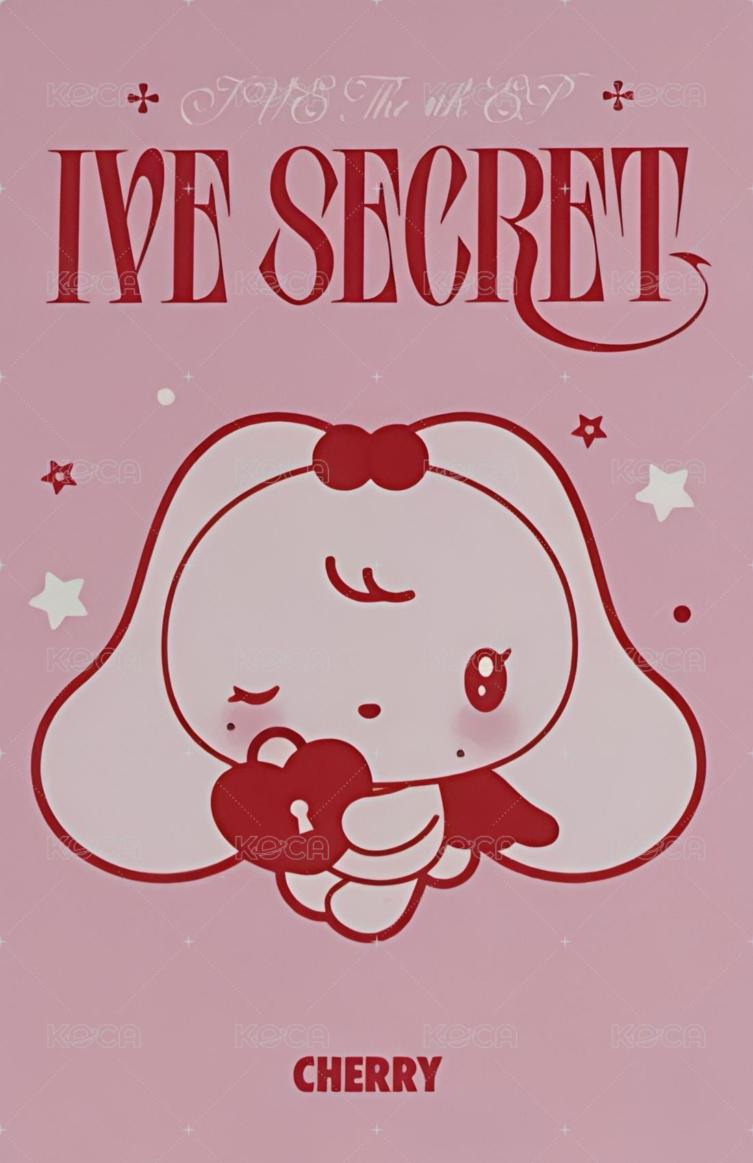 IVE SECRET 專輯卡 EVIL CUPID ver. 背面