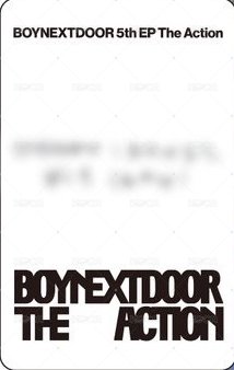 The Action hmv 抽選卡  背面