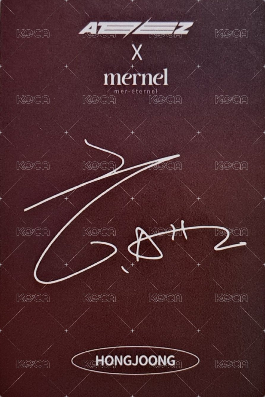 Mernel 4.0 代言卡  背面