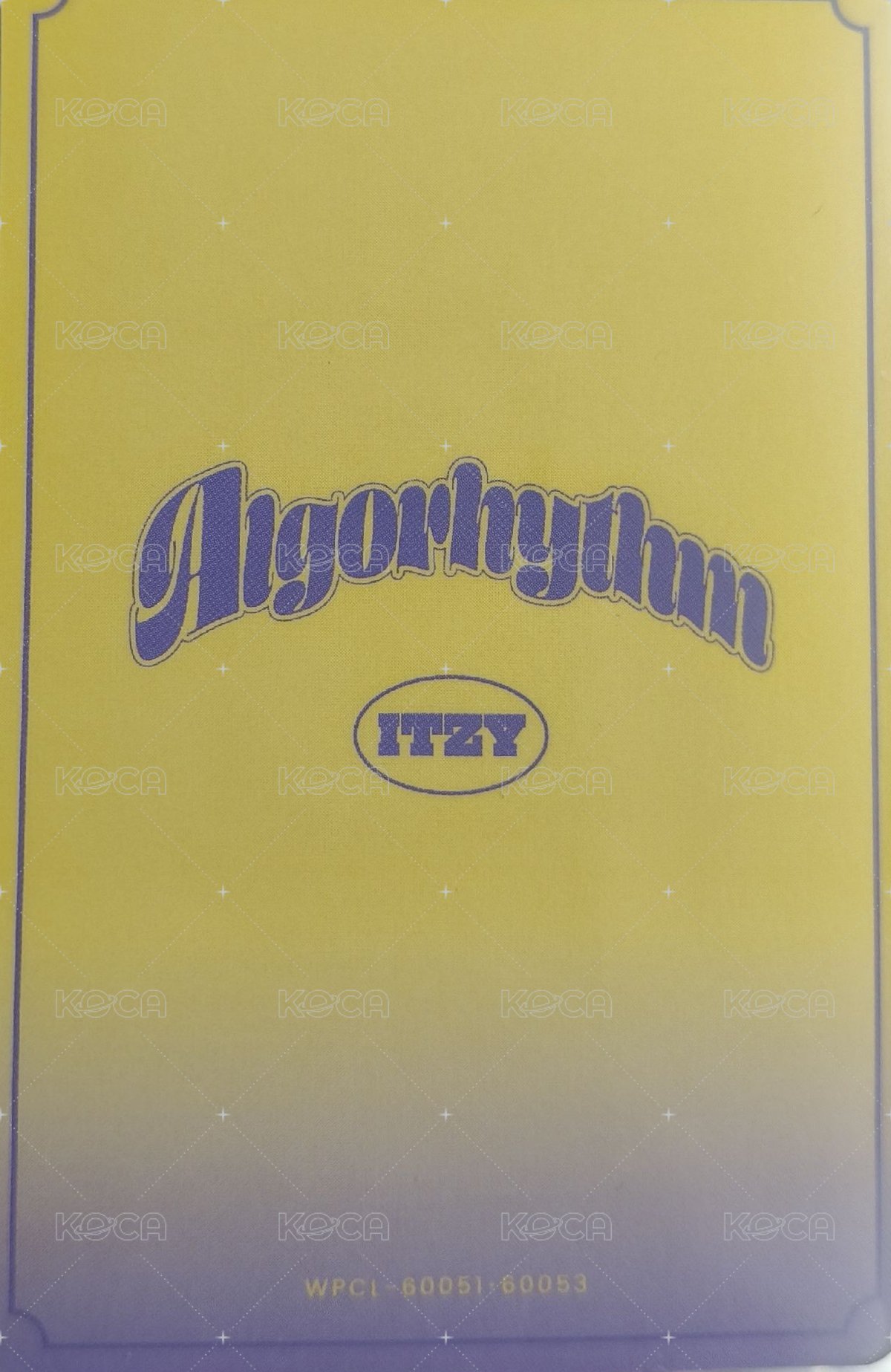 Algorhythm 專輯卡 MIDZY盤 背面