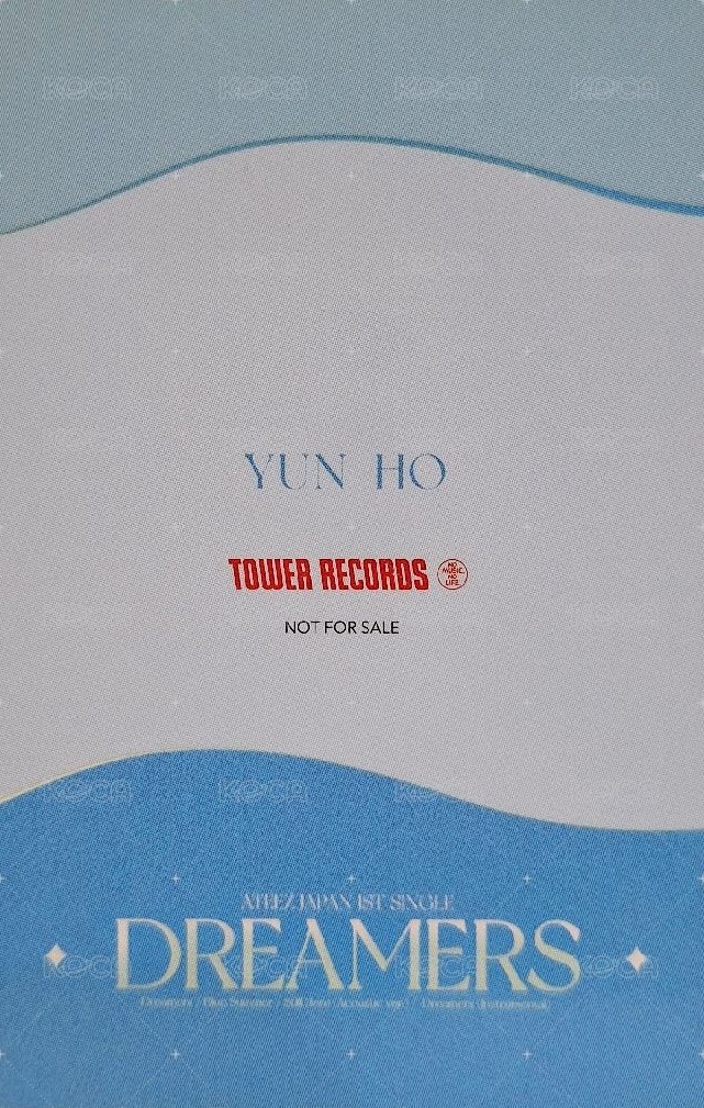 Dreamers 塔店 特典卡  背面