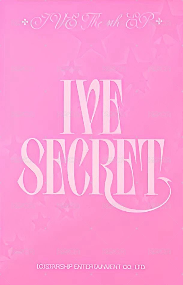 IVE SECRET 船特 6+3 B ver. 特典卡  背面