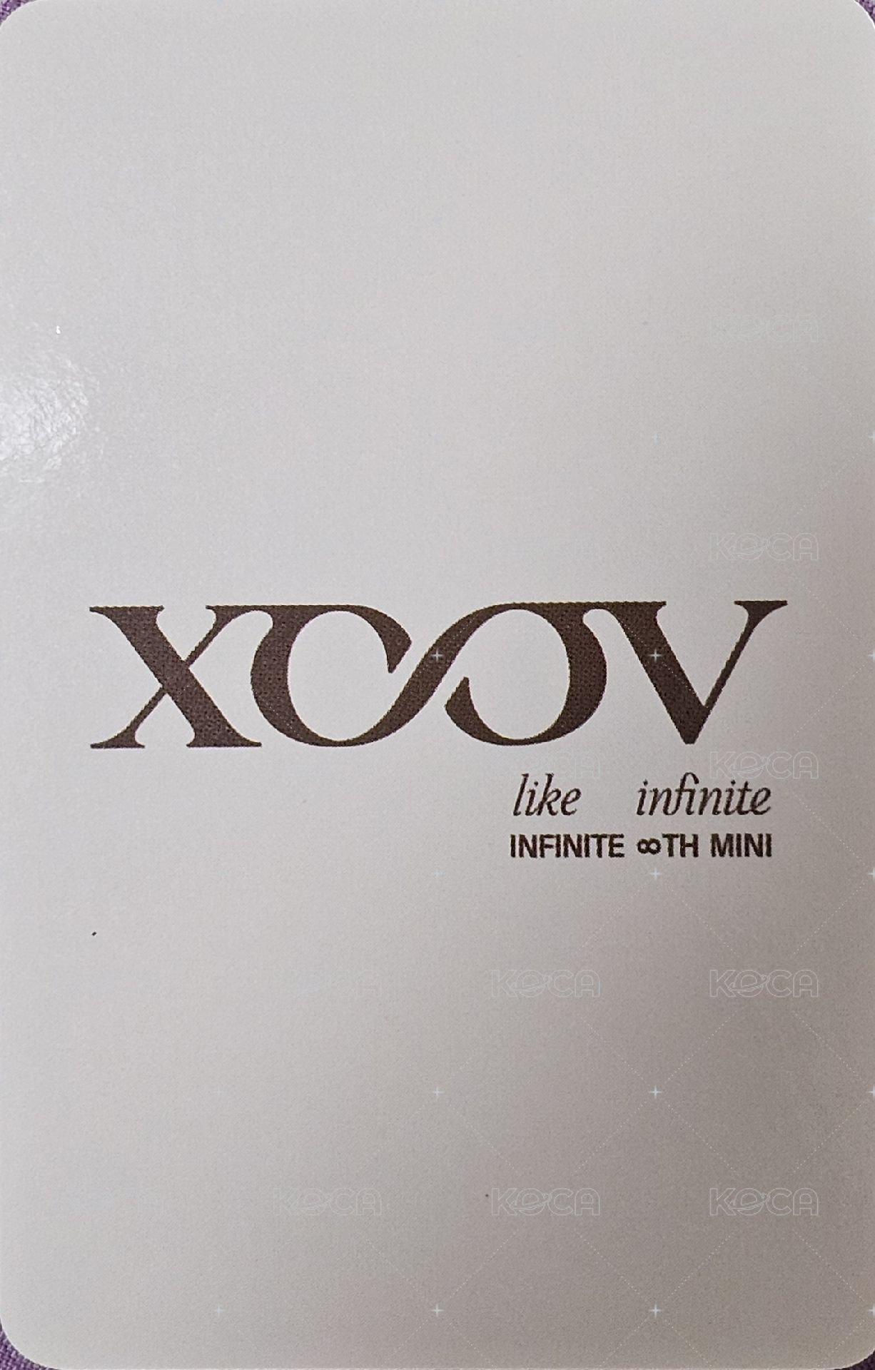 LIKE INFINITE k4 PRE-ORDER 特典卡  背面