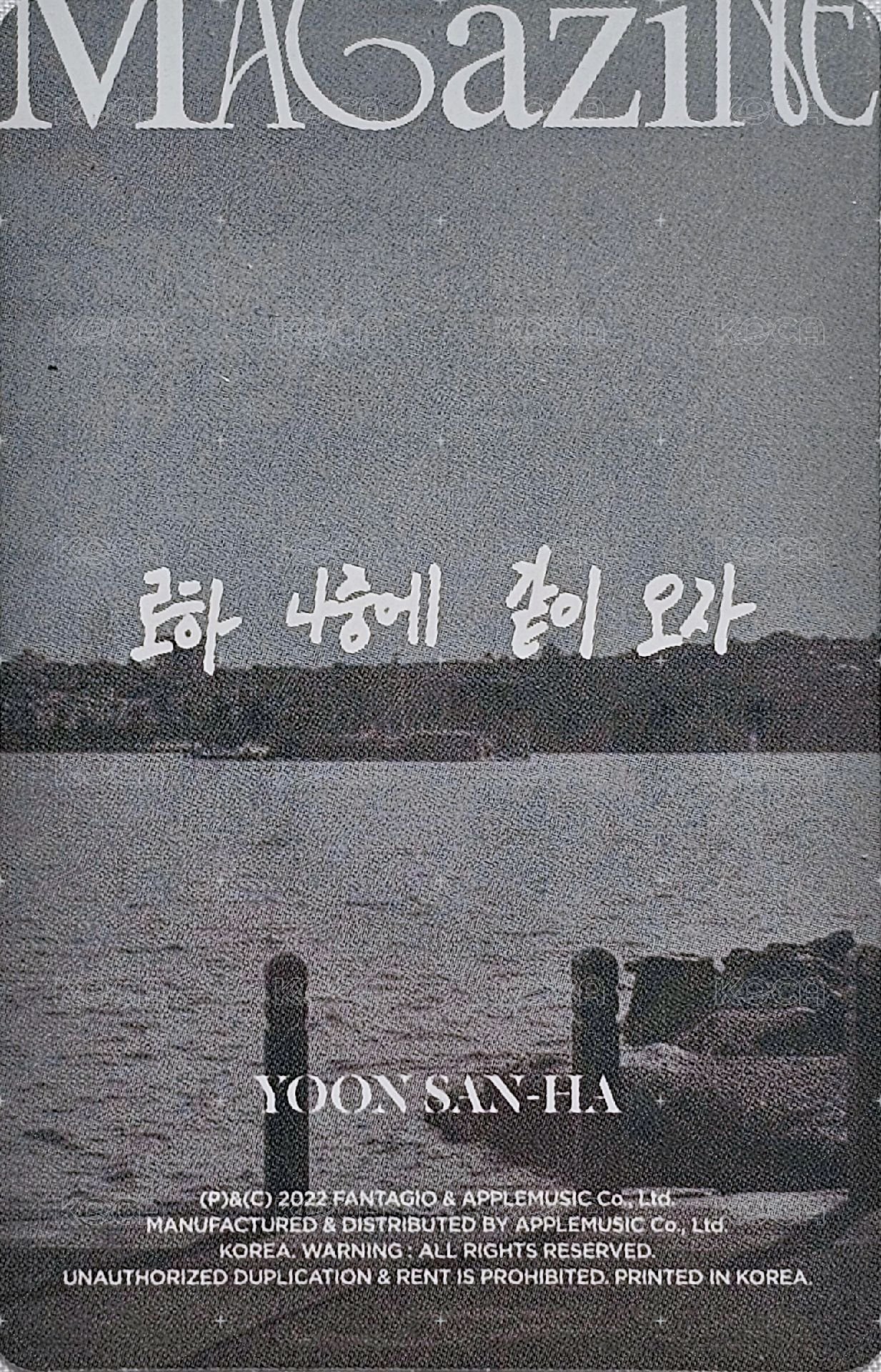 花生寫真 周邊卡 寫真隨機卡 背面