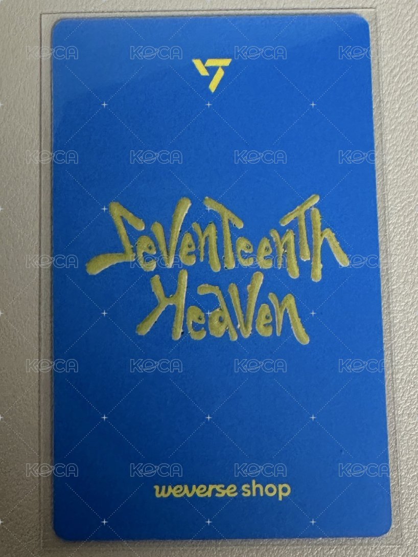 MINI11 wvs 特典卡  背面