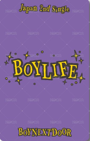 BOYLIFE 日咖 單封 特典卡 6 背面