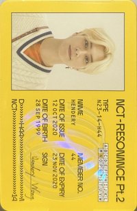 2020大隊 Pt.2 專輯卡 ID卡