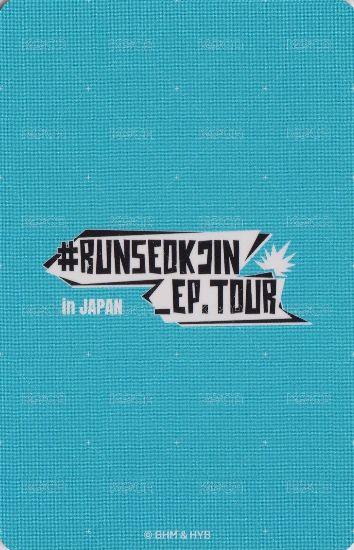 跑珍Tour 隨機卡 日巡 (2/14) 背面