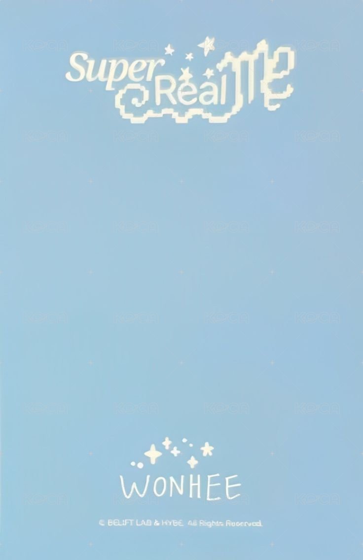 SUPER REAL ME 周邊卡 快閃貼紙卡 背面