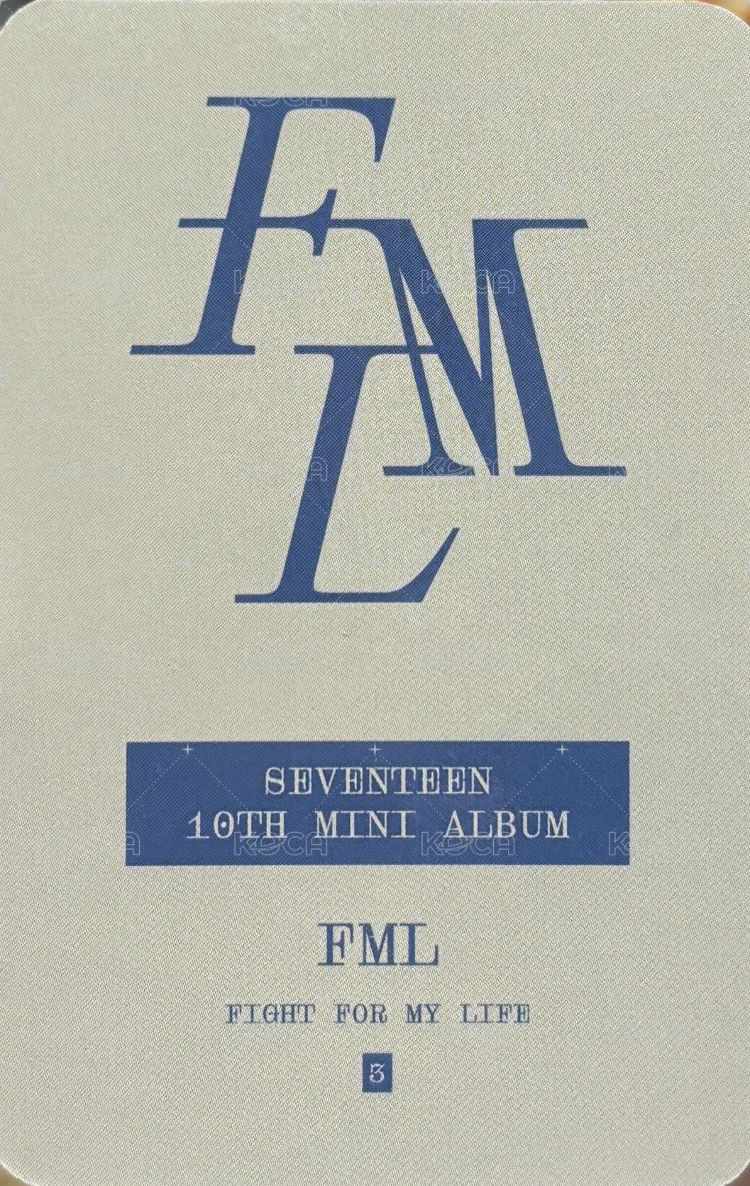 MINI10 yes24 Carat ver. 特典卡  背面