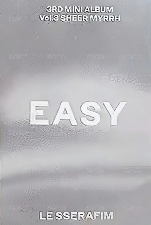 EASY 專輯卡 銀版專卡 背面