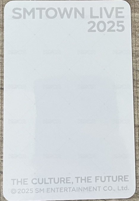 2025smt 周邊卡 團體照片組小卡 背面