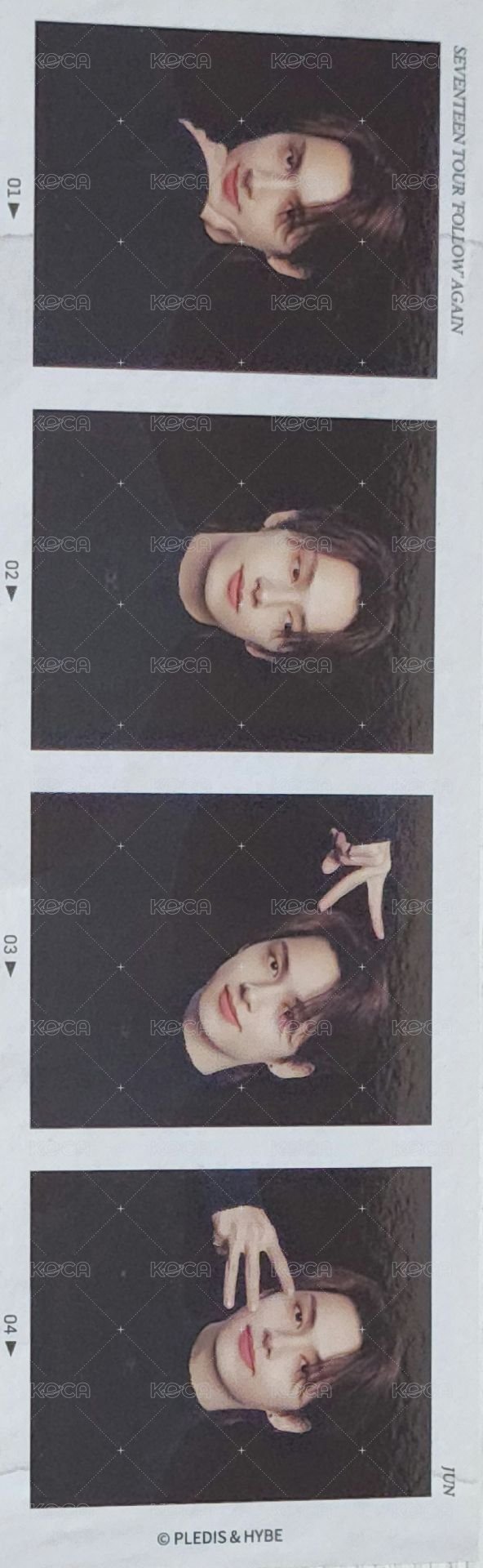 FOLLOW AGAIN 人生四格卡  正面