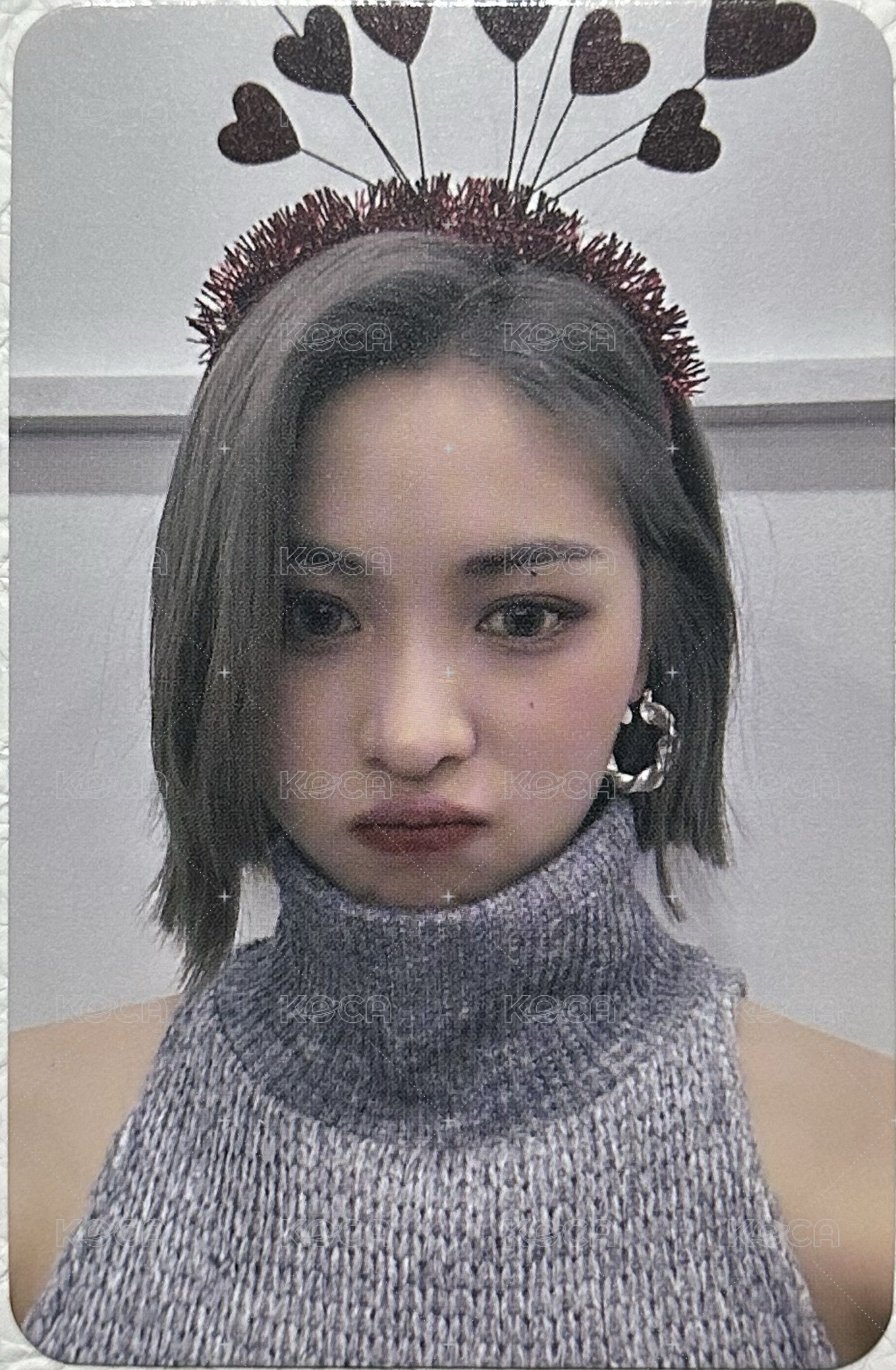 CHESHIRE bg 簽售卡 愛心髮箍 正面