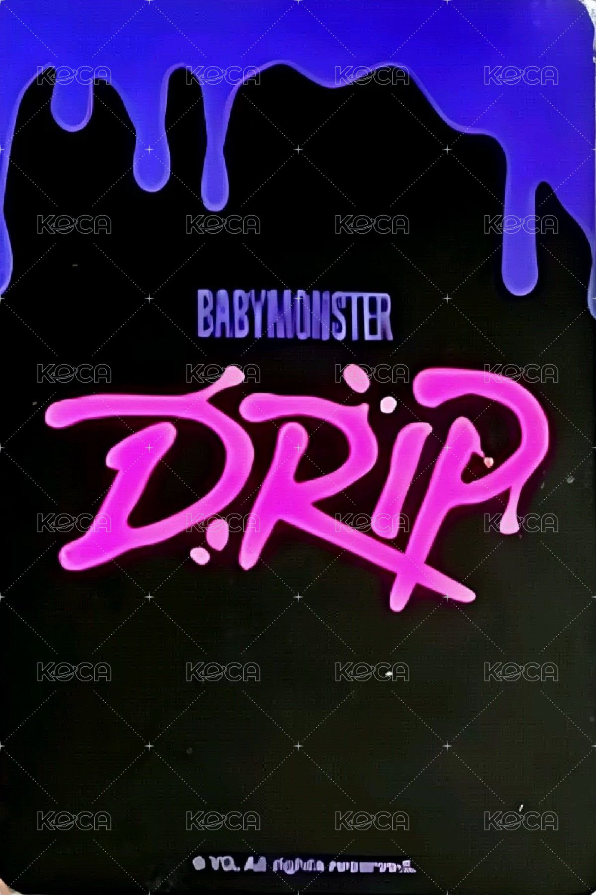 DRIP 首爾快閃 隨機卡  背面