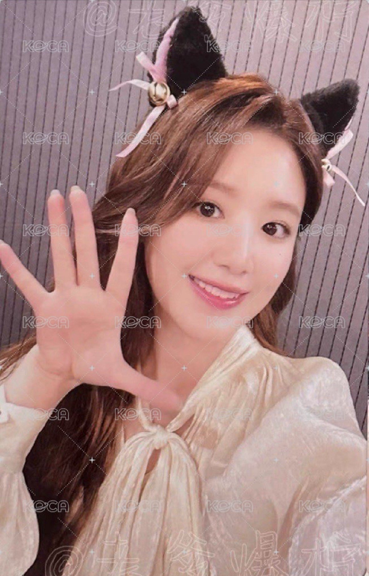 I feel kms 2.0 特典卡 貓手隱藏卡 背面