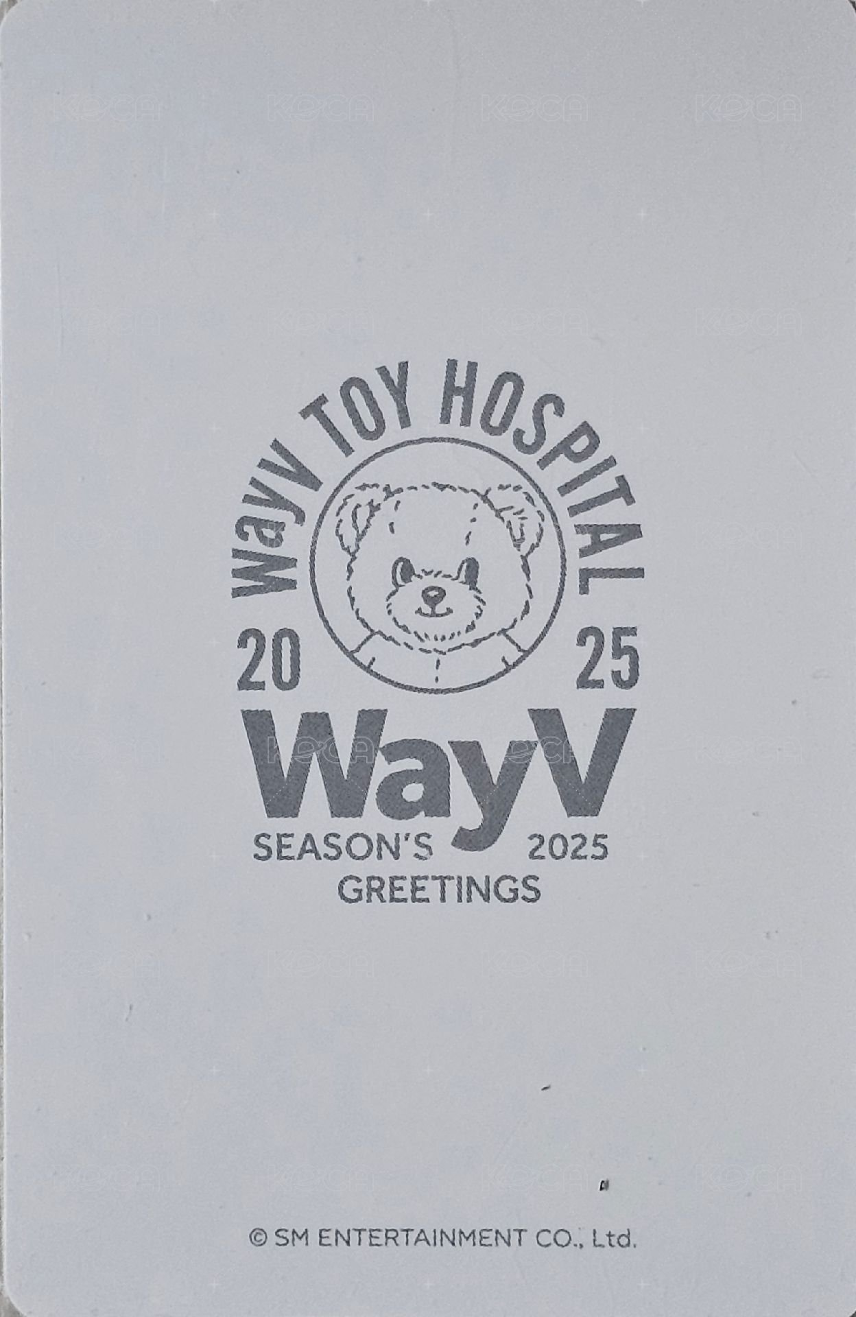 2025年曆 隨機卡  背面