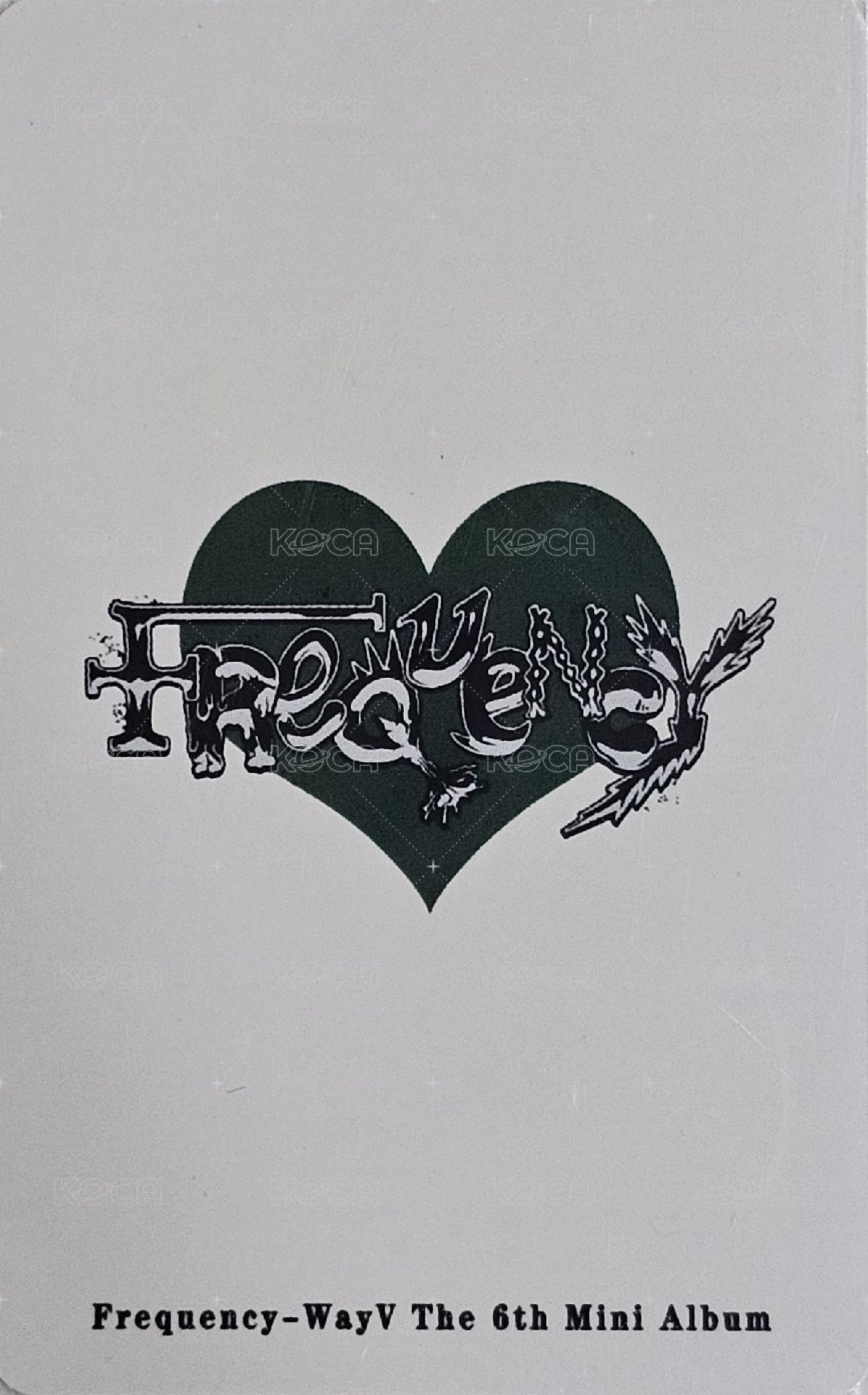 FREQUENCY 泡泡摩奇 上海線下 簽售卡 A ver 背面