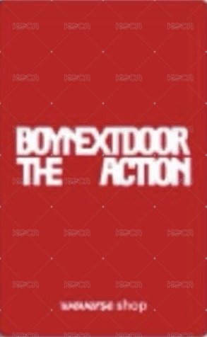 The Action wvs 預售 特典卡  背面