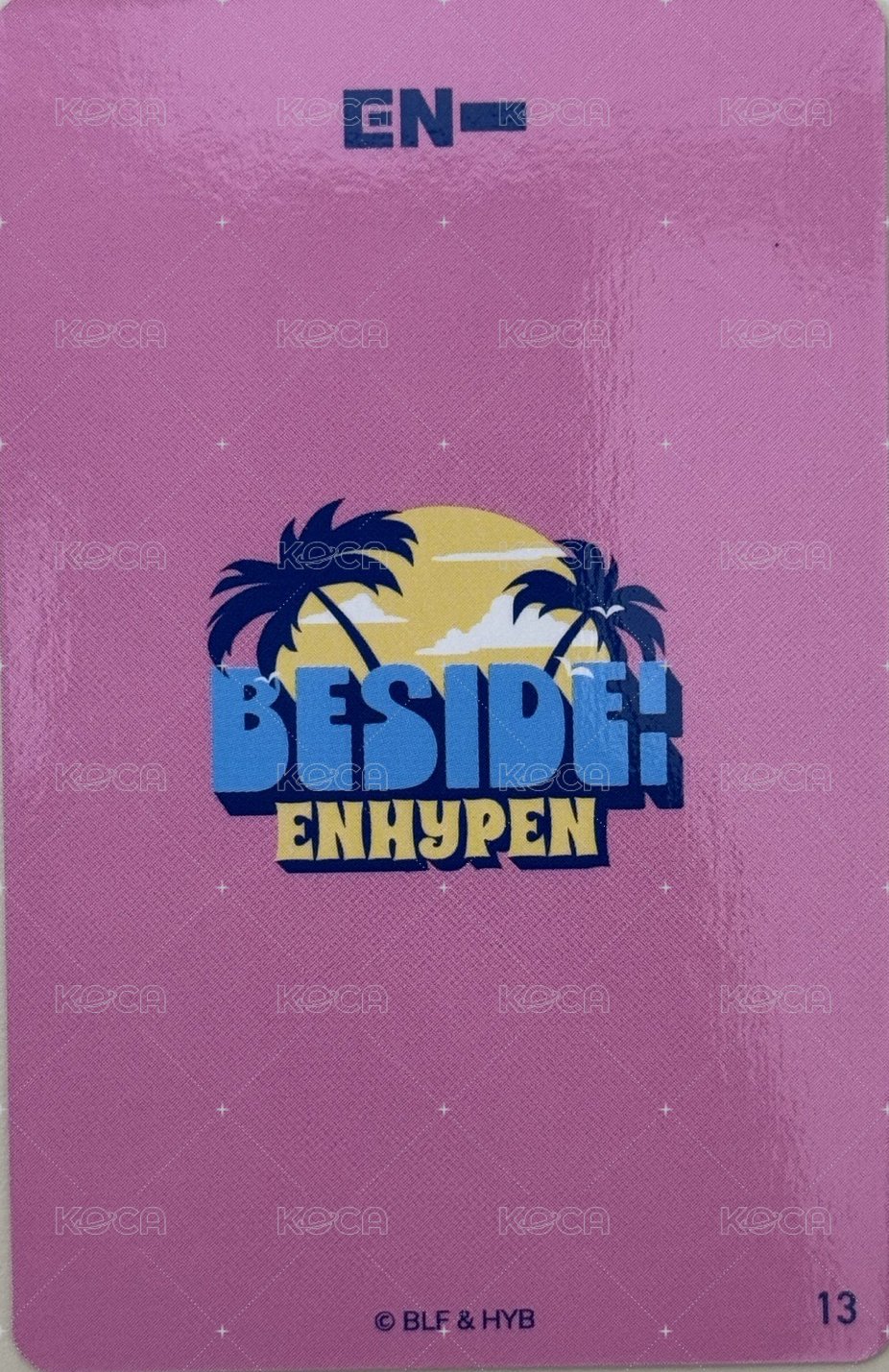 24夏週 日咖 隨機卡  背面