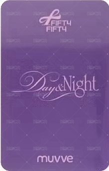 Day & Night mu 線上4.0 簽售卡 1對1 背面