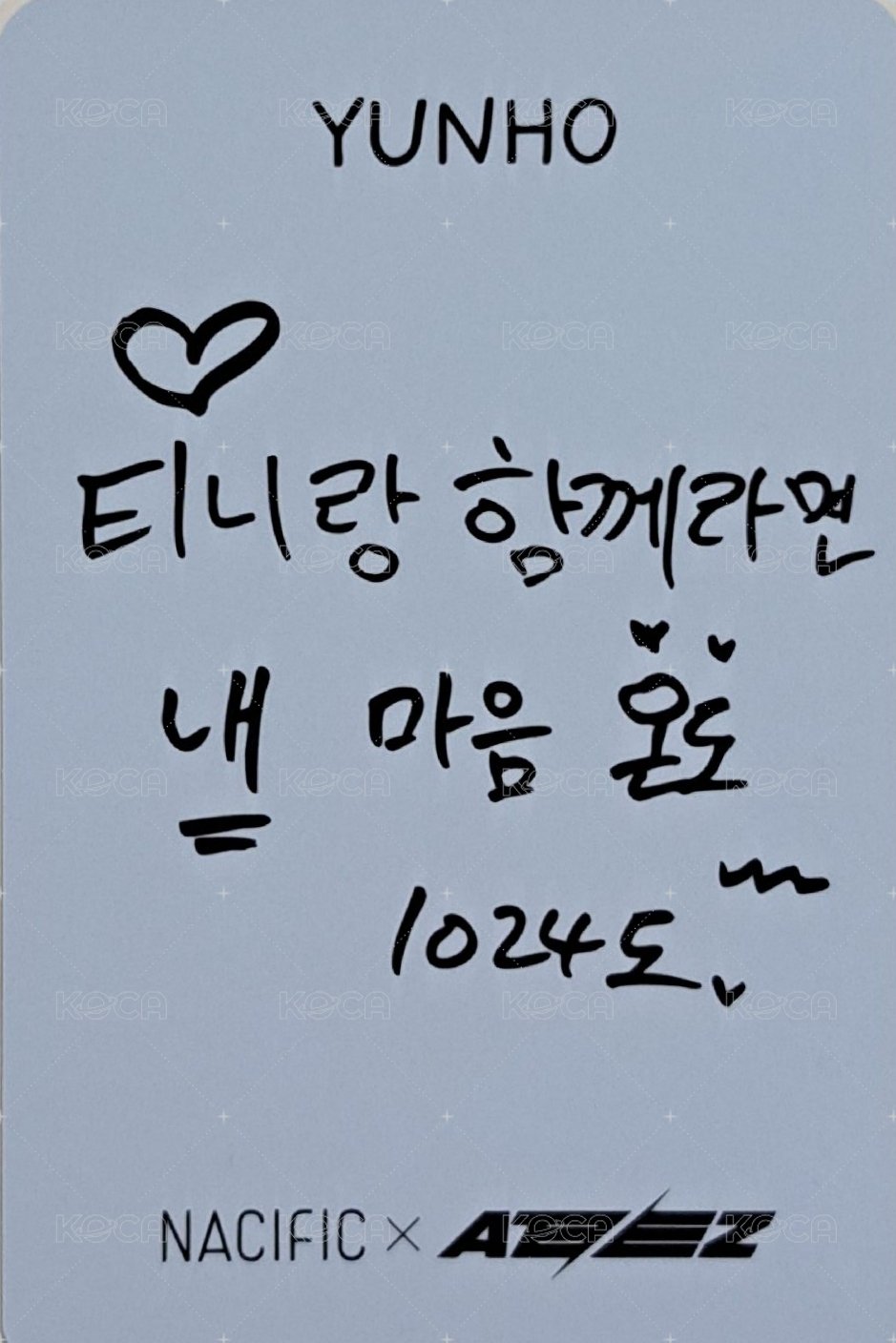 NACIFIC 代言卡 10.0 背面