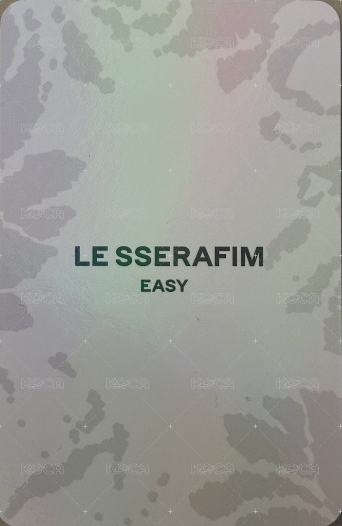 EASY mk 特典卡 單封預售ver. 背面