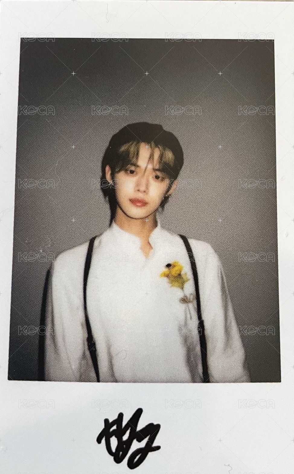 迷四 yzy 3.0 簽售卡 拍立得 正面