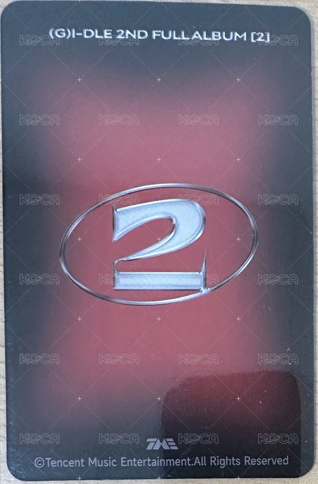 正規二 QQ音樂 tme2.0 特典卡  背面