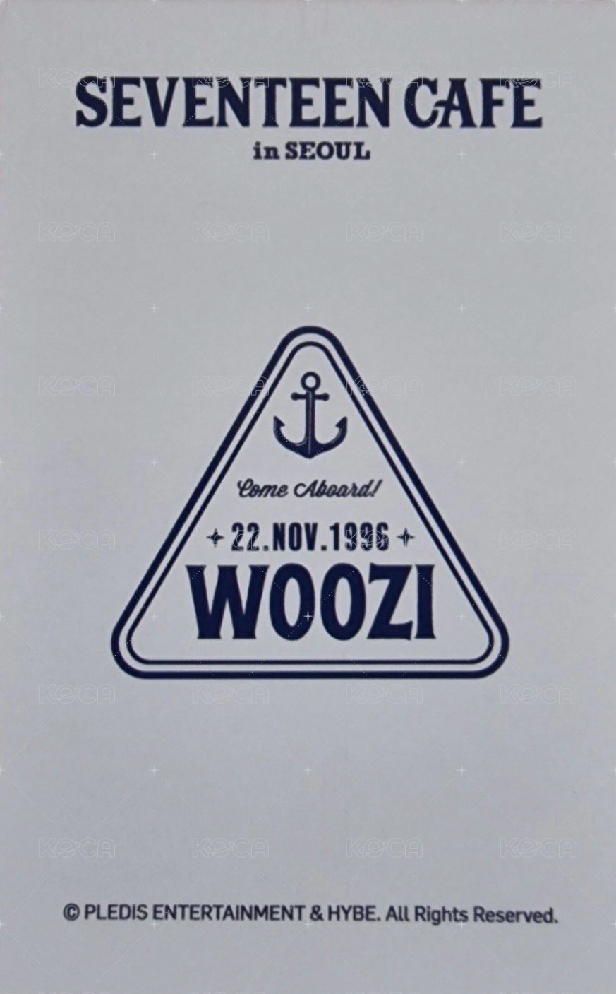 23‘CAFE in SEOUL 入場卡 / 場限卡 甜品卡 背面