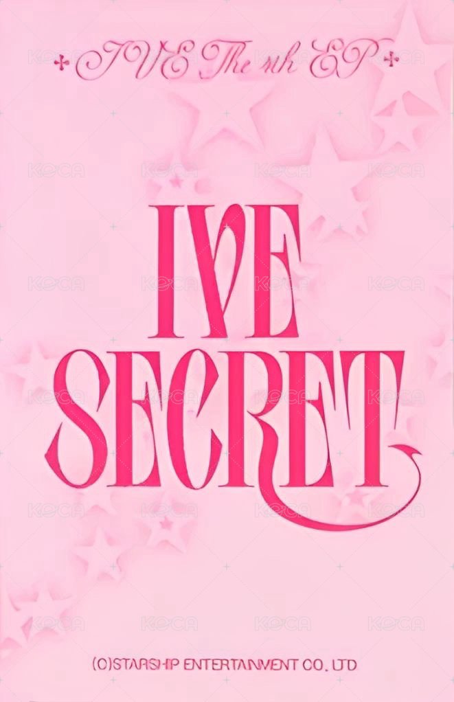IVE SECRET 星船 Pb版 B ver. 特典卡  背面