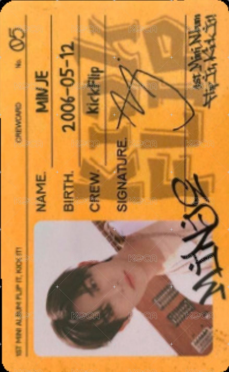 迷一 專輯卡 id卡 正面