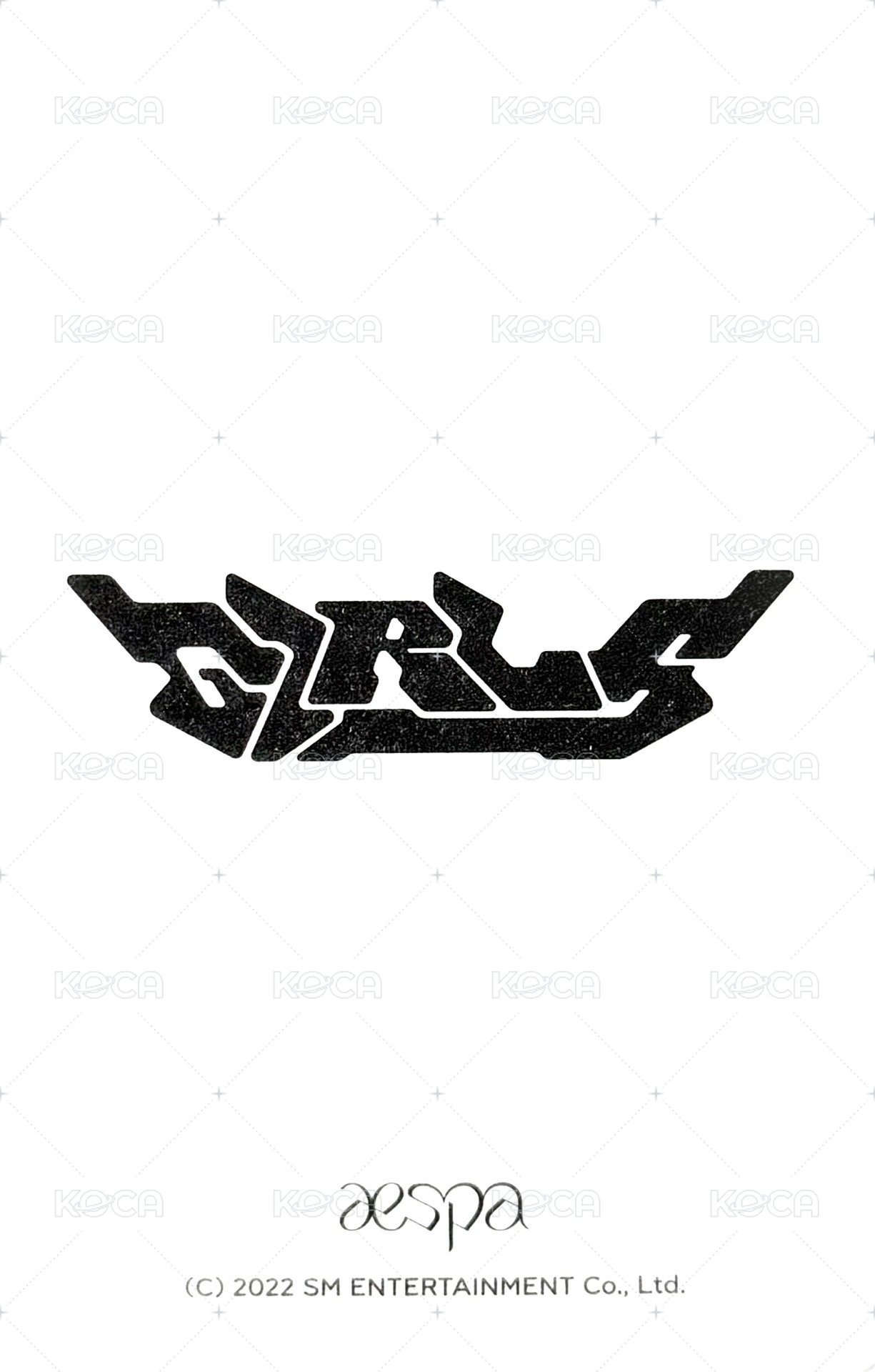 Girls 周邊卡 卡貼吉 背面