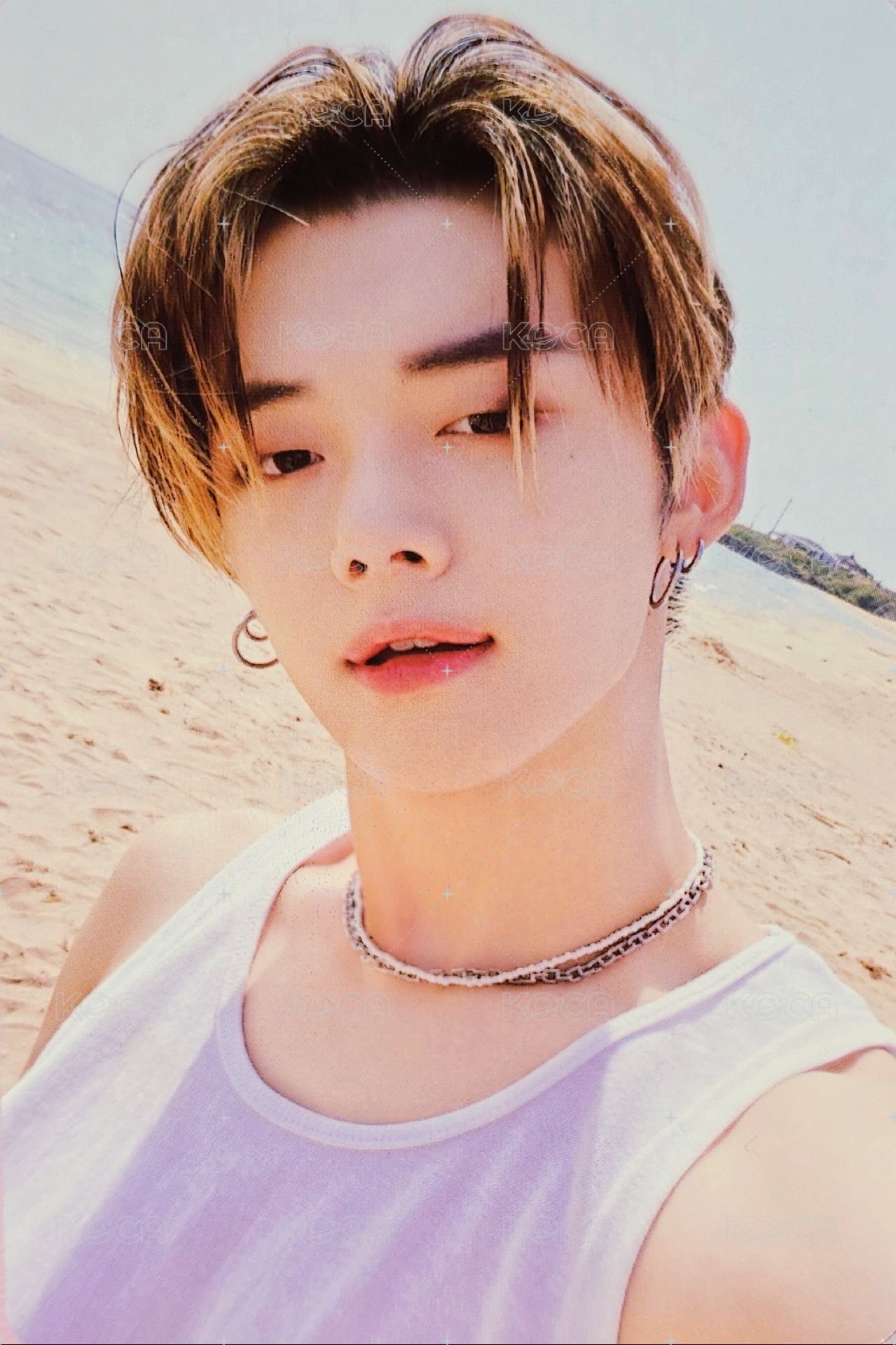 22夏寫 周邊卡 Sky blue ver.崔然竣 正面