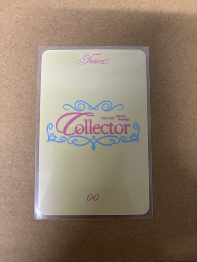 twice 25’年曆 jyp 特典卡 