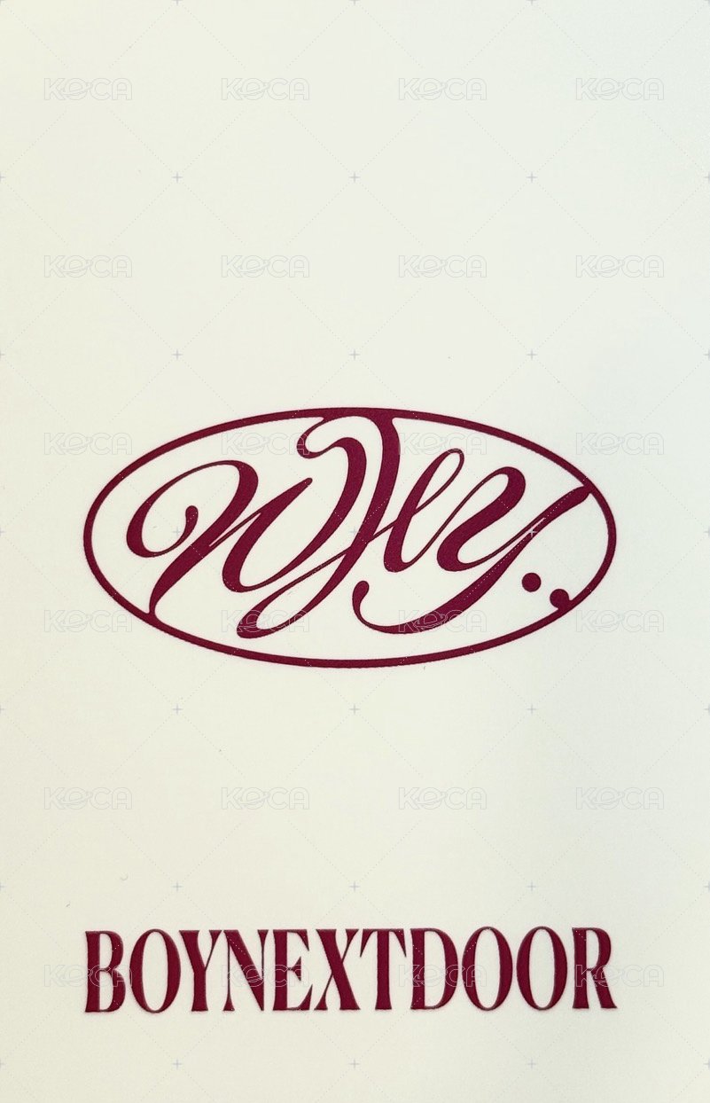 WHY.. 日咖 抽選卡  背面