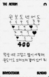 The Action 專輯卡 Loading Ver. 背面